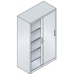 Skříň s posuvnými dveřmi 1950x1200x600 mm RAL 7035 • Vtools.cz