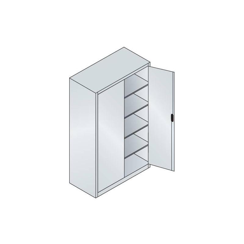 Skříň na nářadí a materiál 1950x1200x600 mm, 7035/5010 • Vtools.cz