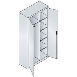 C+P Dvoudveřová šatní skříň HB 8920-312 7035/5010 • Vtools.cz