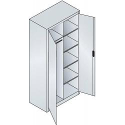 C+P Dvoudveřová šatní skříň HB 8921-312 7035/5010 • Vtools.cz