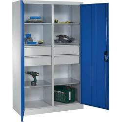 Šatní skříň s výklopnými dveřmi WF 8921-313 7035/5012 • Vtools.cz