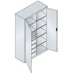 Šatní skříň s výklopnými dveřmi 8931-305 7035/7035 • Vtools.cz