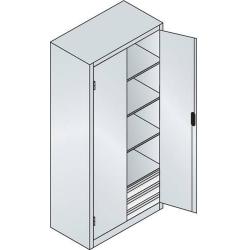 Skříňka na nářadí velká C+P 8921-503 7035/7035 • Vtools.cz