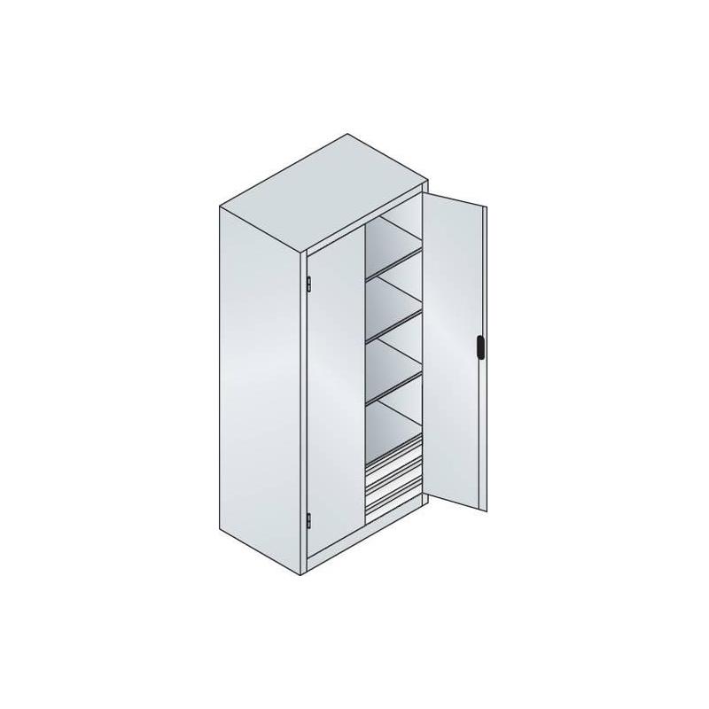 Skříňka na nářadí velká C+P 8922-503 7035/7035 • Vtools.cz