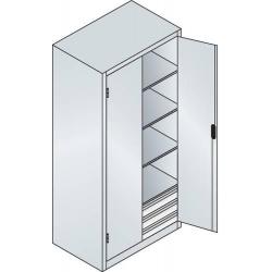 Skříňka na nářadí velká C+P 8922-503 7035/5012 • Vtools.cz