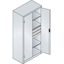 Skříňka na nářadí velká C+P 8921-5030 7035/5010 • Vtools.cz