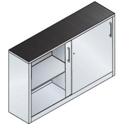 Skříň s posuvnými dveřmi C+P 2147-09 7035/5010 • Vtools.cz