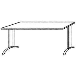 Stůl světle šedý 800x800 mm • Vtools.cz