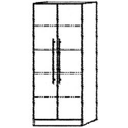 Skříňka šedá/javor 2004x800x420 mm • Vtools.cz