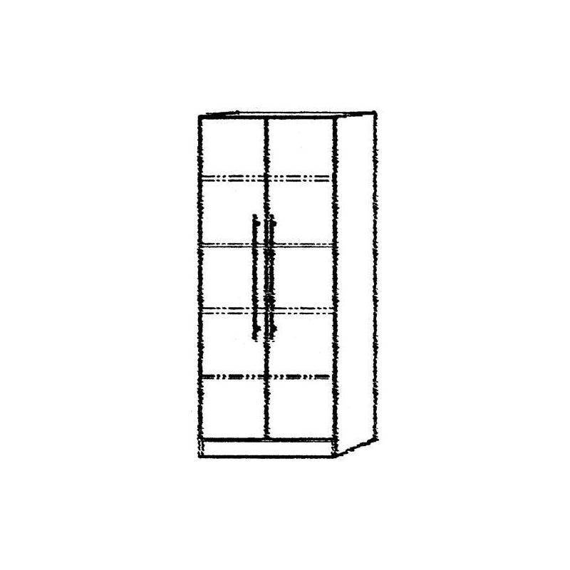 Skříňka šedá/javor 2004x800x420 mm • Vtools.cz