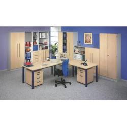 Šatní skříň se skládacími dveřmi buk 100x42x200cm • Vtools.cz