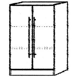 Skříňka šedá/javor 80x42x127 cm • Vtools.cz