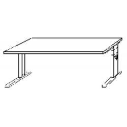 Stůl šedý 160x80x72 cm • Vtools.cz