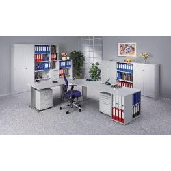 HA mmERBACHER Trapézový panel s opěrnou nohou 1200x1200x25 mm, šedý • Vtools.cz