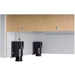 Šatní skříň kombinovaná světle šedá š 80 cm • Vtools.cz