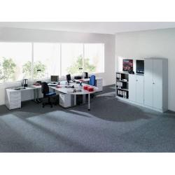 Šatní skříň kombinovaná světle šedá š 80 cm • Vtools.cz