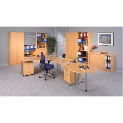 HA mmERBACHER Trapézová deska s opěrnou nohou 1200x1200x25 mm, javor • Vtools.cz