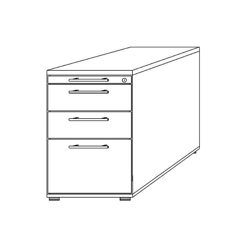 HA mmERBACHER Podstavec javor 2 zásuvky, 1 HR • Vtools.cz