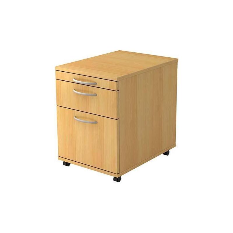 Kontejner na kolečkách 428x580x590 š. Závěsný soubor buk • Vtools.cz