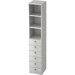 Kombinovaná skříň Profi bílá 6 OH, 40x42x215,6 mm • Vtools.cz