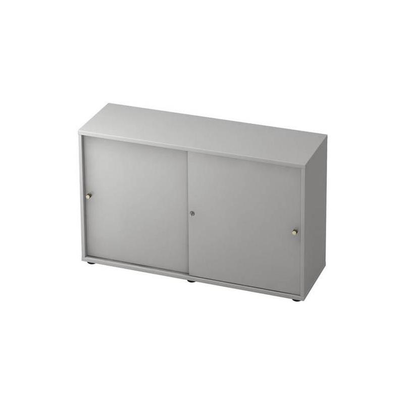 Šatní skříň s posuvnými dveřmi Profi Grey, 120x40x74,8 mm, 2OH • Vtools.cz