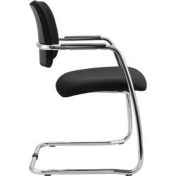 Návštěvnická židle volně stojící černá ( sada 2 židlí) • Vtools.cz