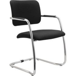 Návštěvnická židle volně stojící černá ( sada 2 židlí) • Vtools.cz