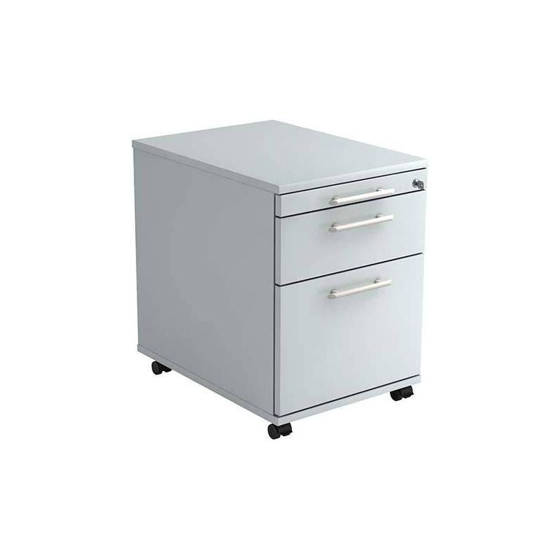 Kontejner na kolečkách světle šedý 1 zásuvka, 1HR • Vtools.cz