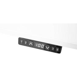 Výškově nastavitelný stůl 1800x800x640-1290 mm stříbrný javor • Vtools.cz