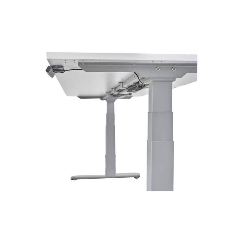 Výškově nastavitelný stůl 1800x800x640-1290 mm stříbrný javor • Vtools.cz