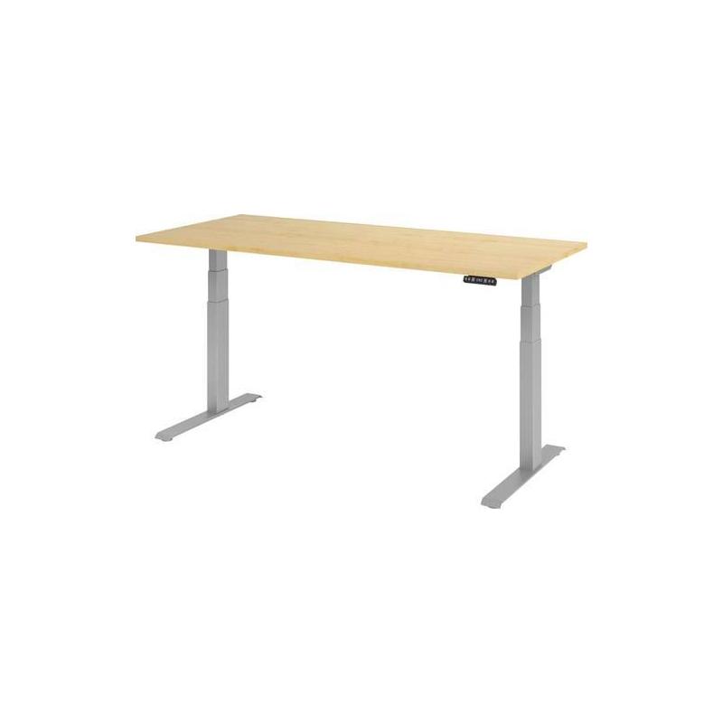 Výškově nastavitelný stůl 1800x800x640-1290 mm stříbrný javor • Vtools.cz