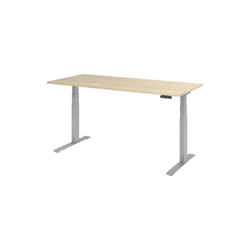 Stůl výškově nastavitelný 1800x800x640-1290 mm stříbrný dub • Vtools.cz