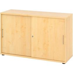 Šatní skříň s posuvnými dveřmi 2 výšky pořadačů • Vtools.cz