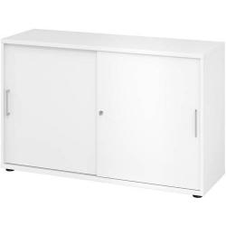 Šatní skříň s posuvnými dveřmi 2 výšky pořadačů • Vtools.cz