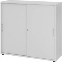Šatní skříň s posuvnými dveřmi 3 výšky pořadačů • Vtools.cz