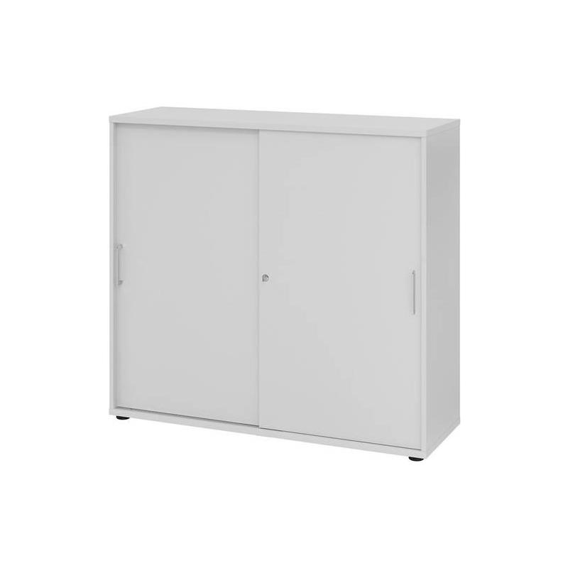 Šatní skříň s posuvnými dveřmi 3 výšky pořadačů • Vtools.cz