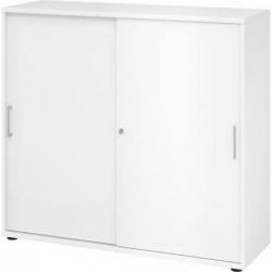Šatní skříň s posuvnými dveřmi 3 výšky pořadačů • Vtools.cz