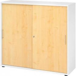 Šatní skříň s posuvnými dveřmi 3 výšky pořadačů • Vtools.cz