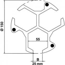Doraz obrobku POSISTOP 15 mm Skantek • Vtools.cz