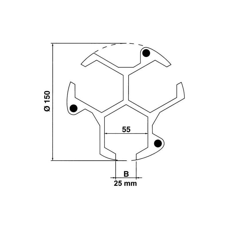 Doraz obrobku POSISTOP 15 mm Skantek • Vtools.cz