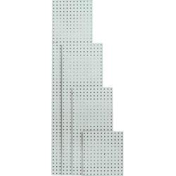 Děrovaný panel 495x457 mm světle šedý RAL 7035 • Vtools.cz