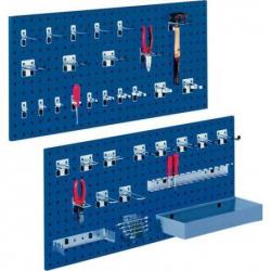 Panel perforovaný 1486x457 mm modrá RAL 5010 • Vtools.cz
