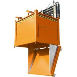 Kontejner se sklopným dnem FB 2000, 1000x1800x1460, oranžový • Vtools.cz