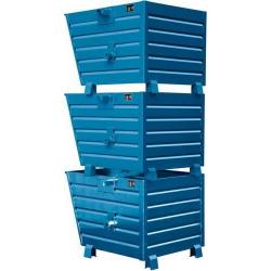 Kontejner stohovací typ BSK 70 modrý RAL 5012 • Vtools.cz