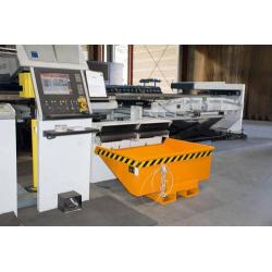 Výklopný kontejner ExPO 150 lakovaný modře RAL 5012 • Vtools.cz