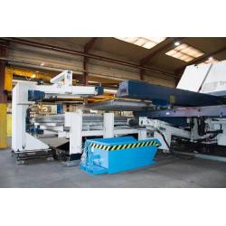 Vyklápěcí kontejner MGU 610 lakované modrou barvou RAL 5012 • Vtools.cz