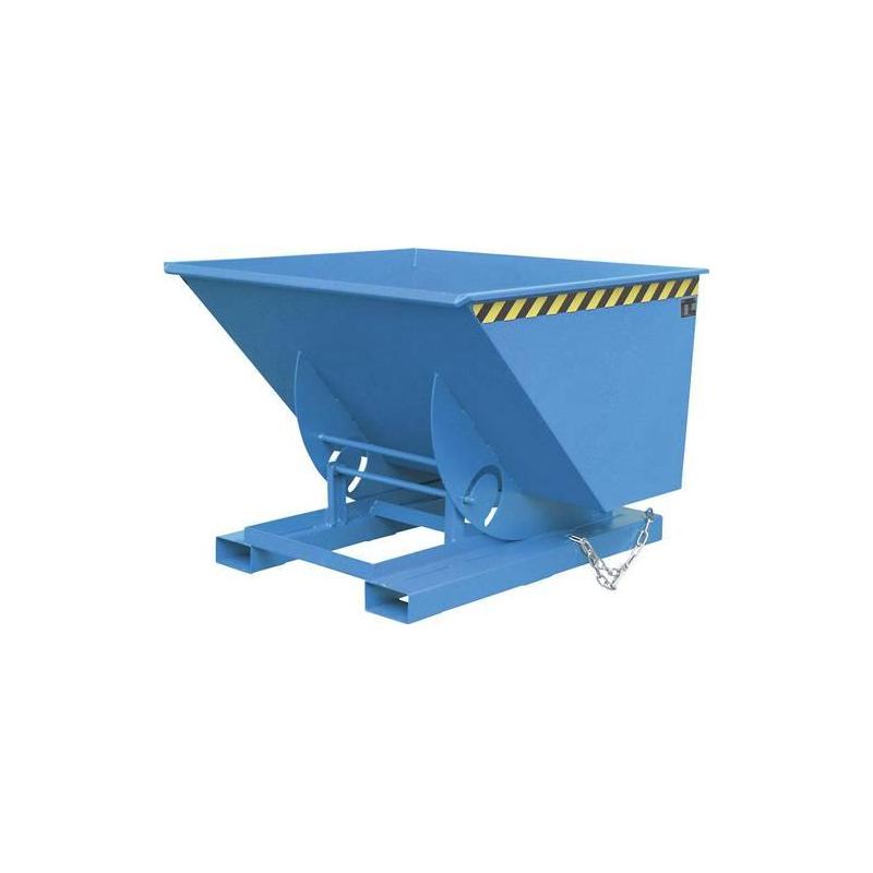 Výklopný kontejner s Abrollsys 1 cbm, RAL 5012 • Vtools.cz