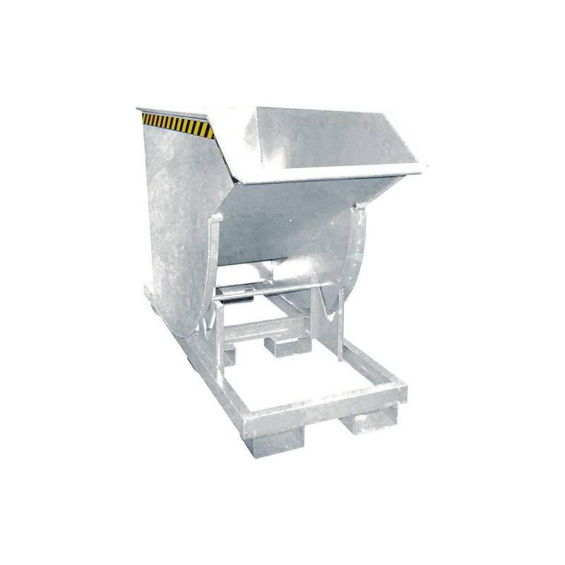 Kontejner s výsypkou Abrollsys 0.75cbm,1760x820x1270,v • Vtools.cz