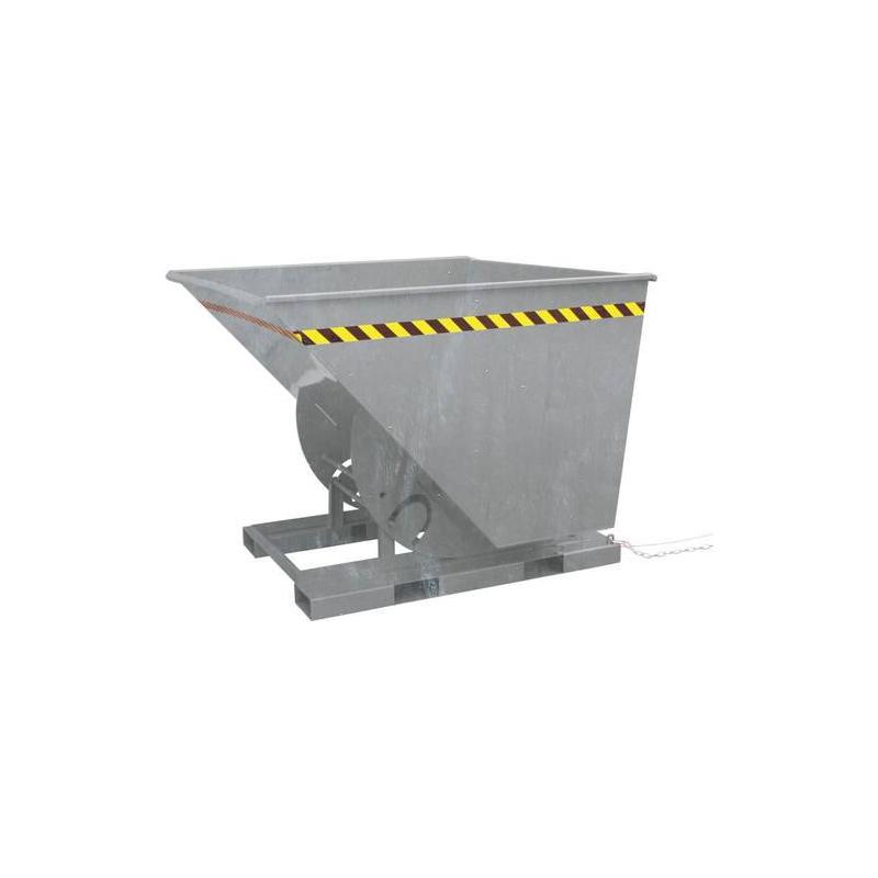 Výklopný kontejner v příčném uspořádání s vysokou světlou výškou • Vtools.cz