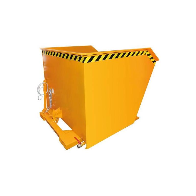 Kontejner na špony, třísky SGU 200 lakovaný, žlutooranžový • Vtools.cz